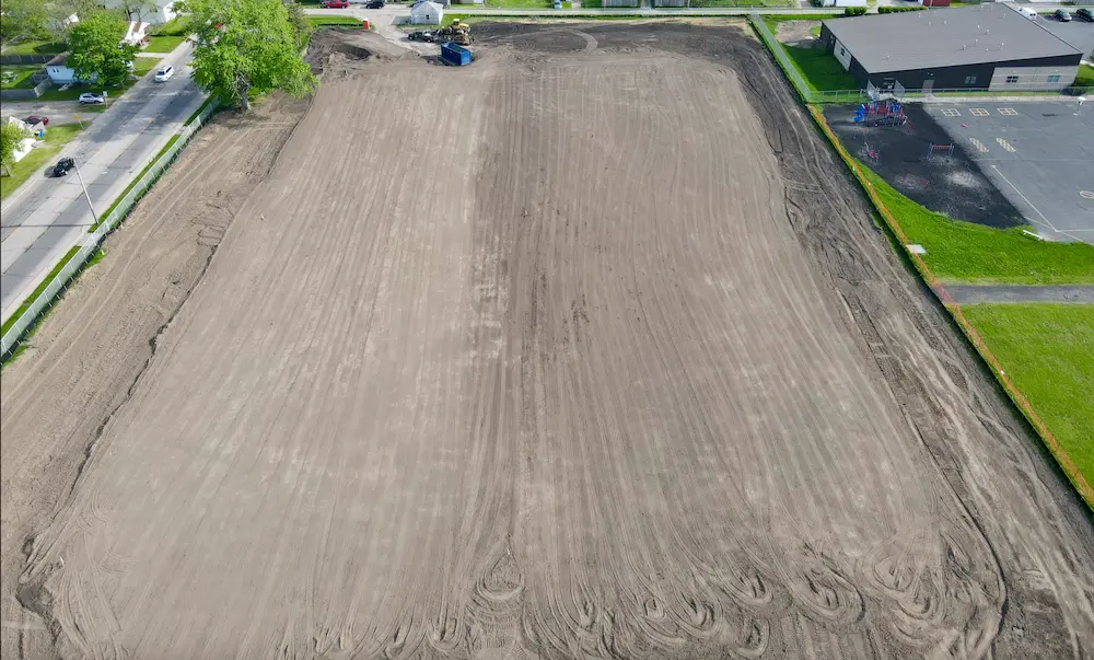 rz sports turf before