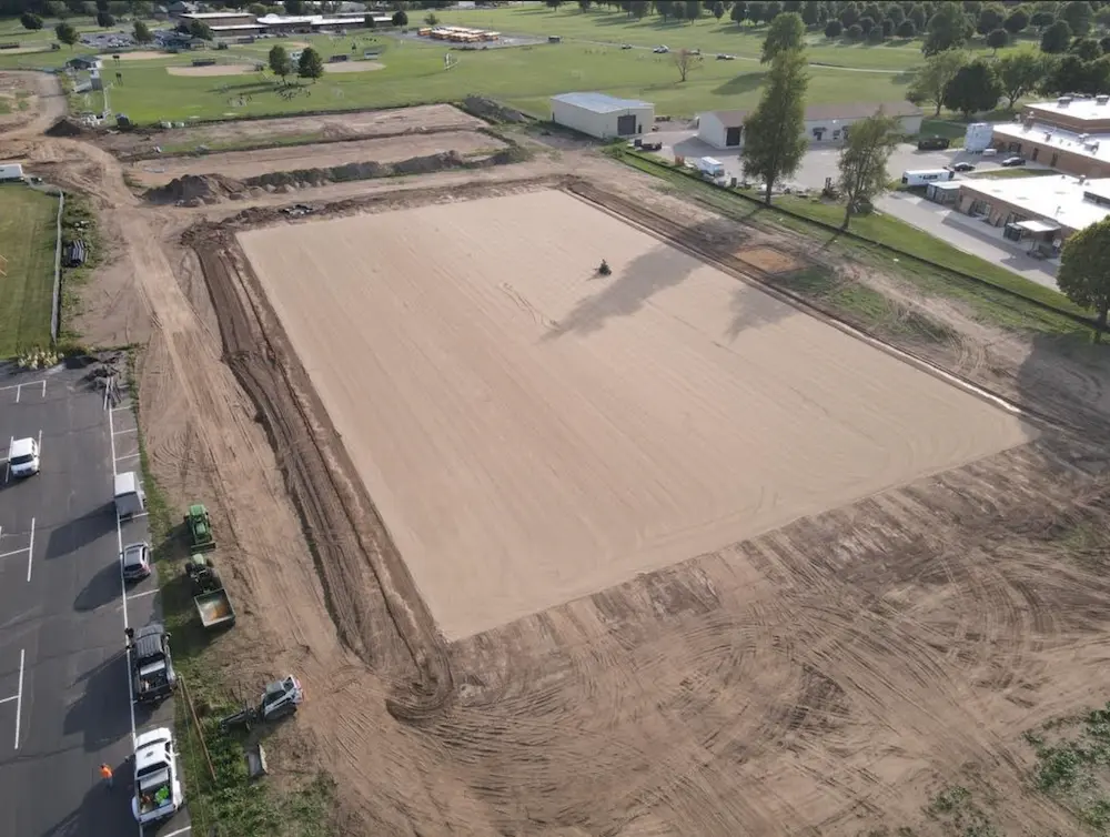 rz sports turf before