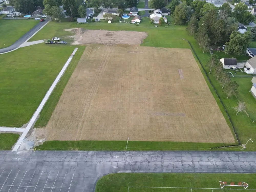 rz sports turf before