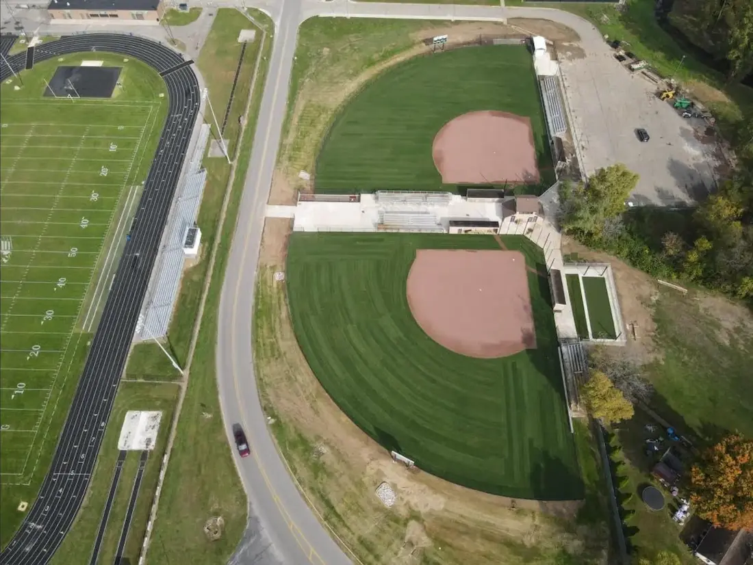 rz sports turf before