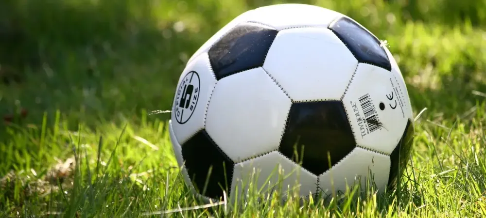 soccer ball on field