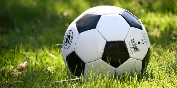 soccer ball on field