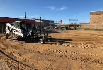 compressing dirt 