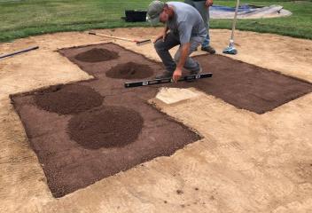 creation of baseball field